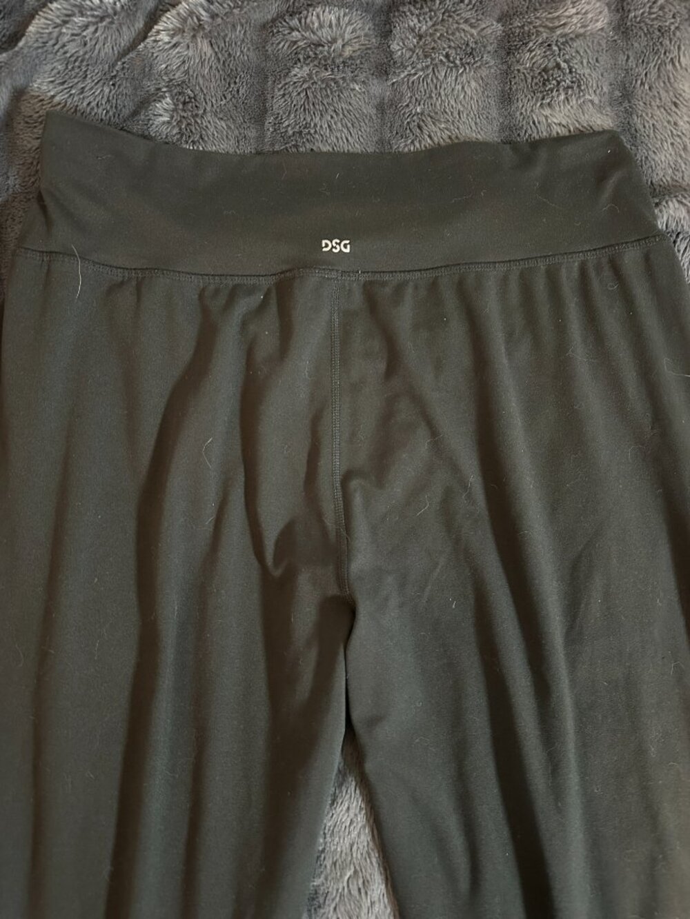 DSG XL Black High Rise Athletic Joggers Pockets Athleisure Yoga Pants Workout - Picture 4 of 9